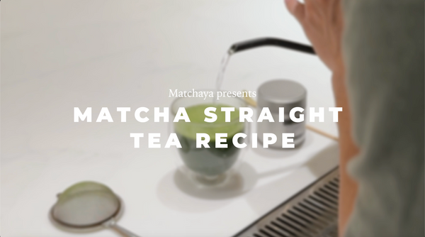 Matcha Straight Tea Recipe | Ceremonial Grade Matcha