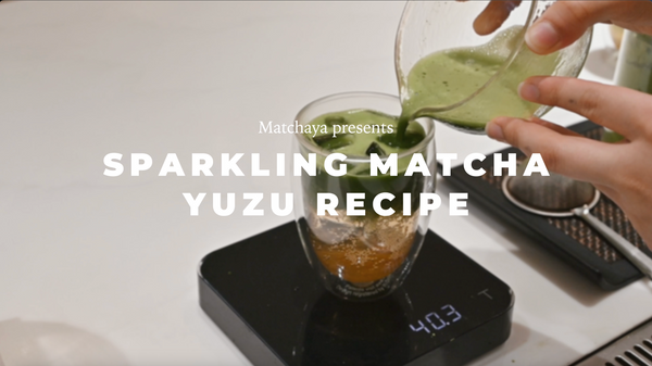 Sparkling Matcha Yuzu | Uji Matcha 8 and Yuzu