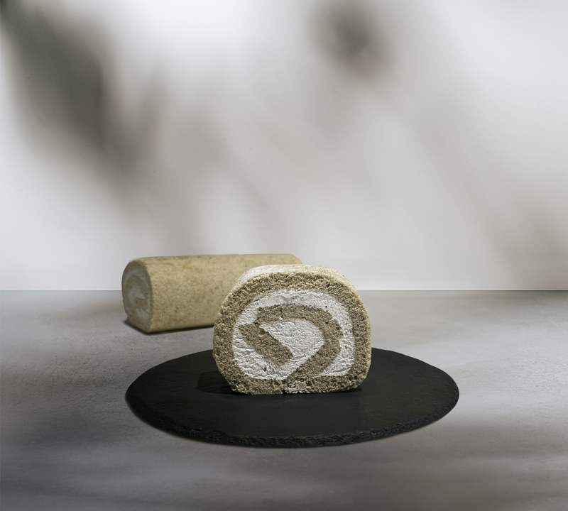 Kurogoma (Black Sesame) Roll Cake