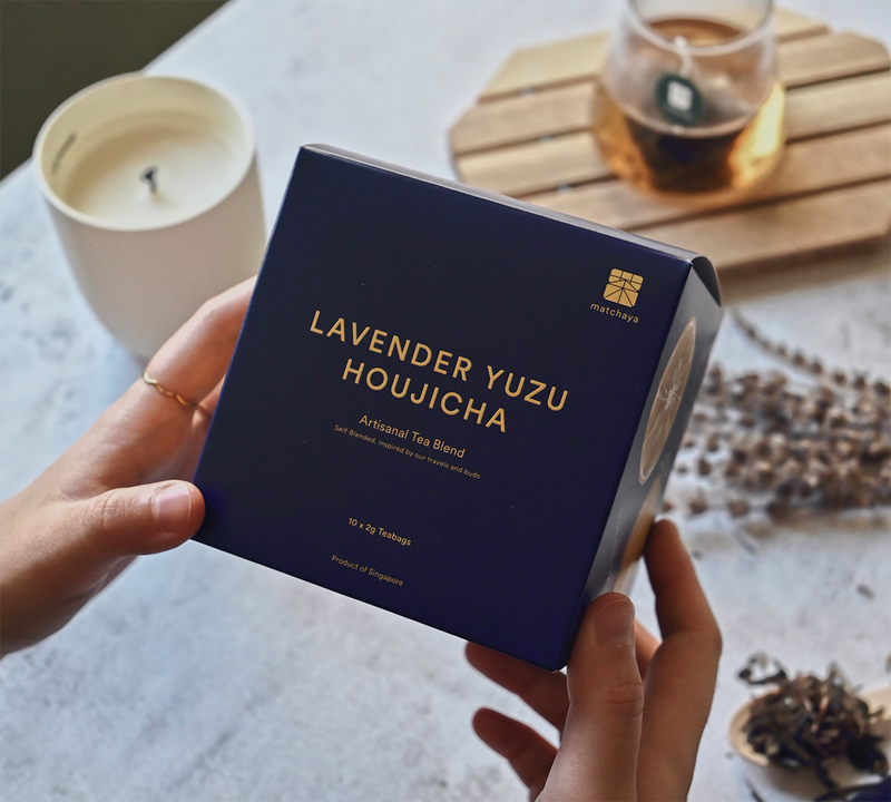 Lavender Yuzu Houjicha Tea Box